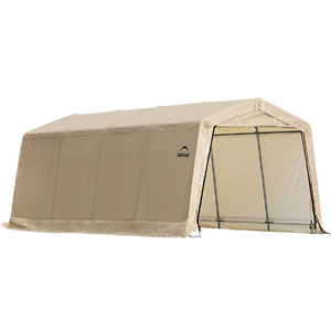 ShelterLogic-Peak-Style-AutoShelter-Sandstone-300 ShelterLogic-Peak-Style-AutoShelter-Sandstone